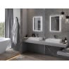 Mexen Zusa beleuchteter Badezimmerspiegel 50 x 70 cm, LED 6000K, Antibeschlag - 9808-050-070-611-00