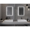 Mexen Zusa beleuchteter Badezimmerspiegel 50 x 70 cm, LED 6000K, Antibeschlag - 9808-050-070-611-00