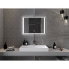 Mexen Zusa beleuchteter Badezimmer Spiegel 80 x 60 cm, LED 6000K, Antibeschlag - 9808-080-060-611-00