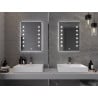 Mexen Ner beleuchteter Badezimmerspiegel 50 x 70 cm, LED 6000K, Antibeschlag - 9809-050-070-611-00