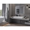 Mexen Ner beleuchteter Badezimmerspiegel 100 x 80 cm, LED 6000K, Antibeschlag - 9809-100-080-611-00