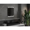 Mexen Nida beleuchteter Badezimmerspiegel 50 x 70 cm, LED 6000K, Antibeschlag - 9806-050-070-611-00