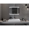 Mexen Nida beleuchteter Badezimmerspiegel 80 x 60 cm, LED 6000K, Antibeschlag - 9806-080-060-611-00