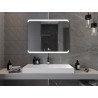 Mexen Nida beleuchteter Badezimmerspiegel 100 x 80 cm, LED 6000K, Antibeschlag - 9806-100-080-611-00
