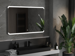 Mexen Nida beleuchteter Badezimmerspiegel 120 x 80 cm, LED 6000K, Antibeschlag - 9806-120-080-611-00