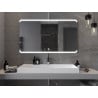 Mexen Nida beleuchteter Badezimmerspiegel 140 x 80 cm, LED 6000K, Antibeschlag - 9806-140-080-611-00