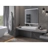 Mexen Nida beleuchteter Badezimmerspiegel 100 x 100 cm, LED 6000K, Antibeschlag - 9806-100-100-611-00