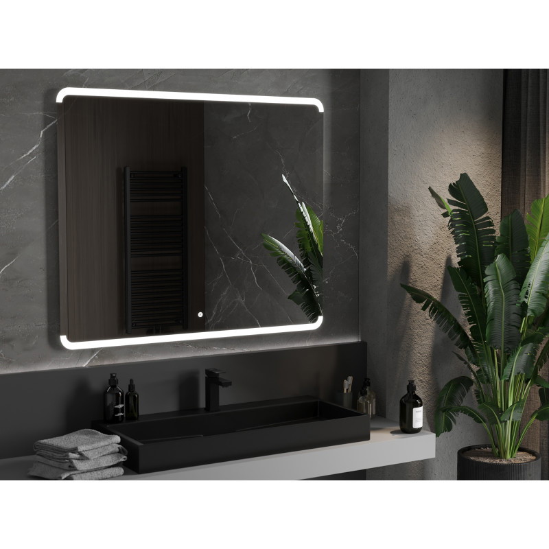 Mexen Nida beleuchteter Badezimmerspiegel 120 x 100 cm, LED 6000K, Antibeschlag - 9806-120-100-611-00