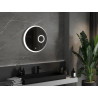 Mexen Ella beleuchteter Badezimmerspiegel mit Kosmetikspiegel, rund 60 cm, LED 6000K, Antibeschlag - 9811-060-060-611-00