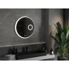 Mexen Ella beleuchteter Badezimmerspiegel mit Kosmetikspiegel, rund 70 cm, LED 6000K, Antibeschlag - 9811-070-070-611-00