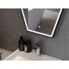 Mexen Orla beleuchteter Badezimmer-Spiegel 60 x 80 cm, LED 6000K, Antibeschlag, schwarzer Rahmen - 9815-060-080-611-70