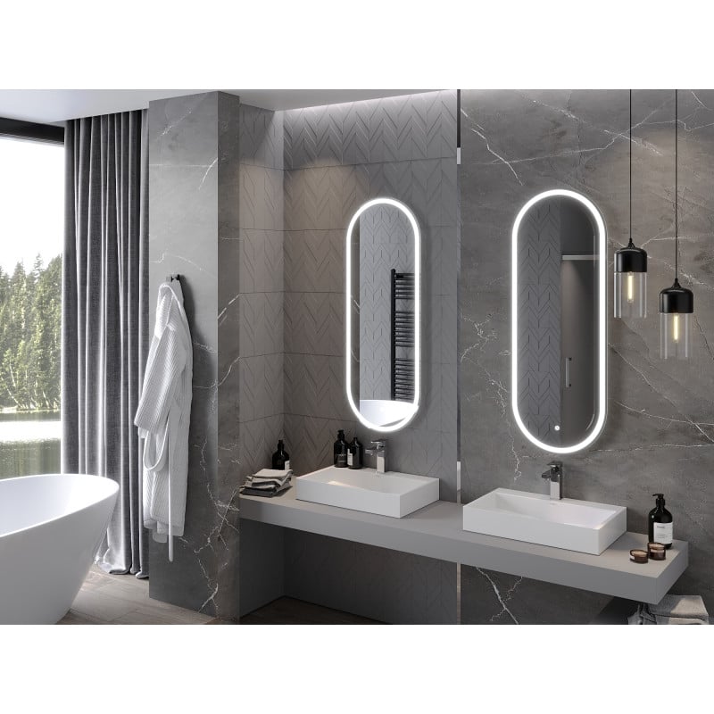 Mexen Bono beleuchteter Badezimmerspiegel 45 x 120 cm, LED 6000K, Antibeschlag - 9816-045-120-611-00