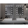 Mexen Dona LED-beleuchteter Badezimmerspiegel 60 x 80 cm, 6000K, Antibeschlag - 9818-060-080-611-00