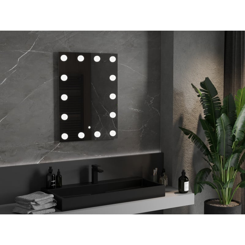 Mexen Dona beleuchteter Badezimmerspiegel 60 x 80 cm, LED 6000K, Antibeschlag - 9818-060-080-611-00