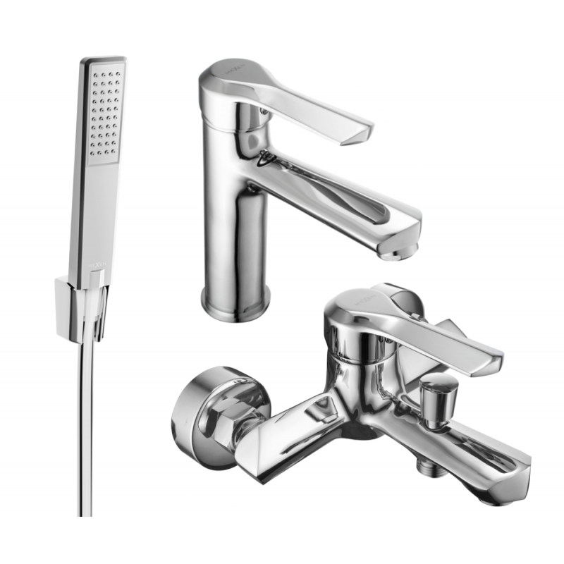 Mexen Sabre R72 Badezimmerset, Chrom - 72103R72-00