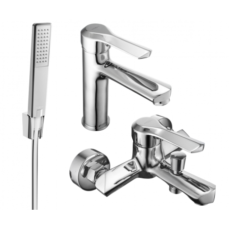 Mexen Sabre R72 Badezimmerset, Chrom - 72103R72-00