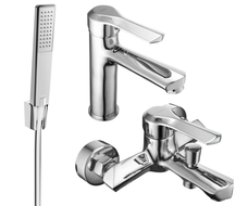 Mexen Sabre R72 Badezimmerset, Chrom - 72103R72-00