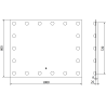 Mexen Dona beleuchteter Badezimmerspiegel 100 x 80 cm, LED 6000K, Antibeschlag - 9818-100-080-611-00