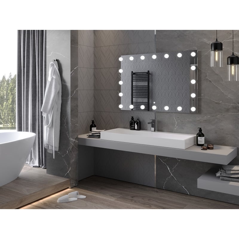 Mexen Dona beleuchteter Badezimmerspiegel 120 x 80 cm, LED 6000K, Antifog - 9818-120-080-611-00