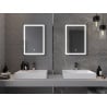 Mexen Miko beleuchteter Badezimmerspiegel 50 x 70 cm, LED 6000K, Antibeschlag - 9819-050-070-611-00