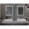 Mexen Miko beleuchteter Badezimmer-Spiegel 60 x 80 cm, LED 6000K, Antibeschlag - 9819-060-080-611-00