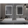 Mexen Miko beleuchteter Badezimmerspiegel 60 x 80 cm, LED 6000K, Antibeschlag - 9819-060-080-611-00