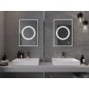 Mexen Koga beleuchteter Badezimmerspiegel 50 x 70 cm, LED 6000K, Antibeschlag - 9821-050-070-611-00