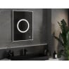 Mexen Koga beleuchteter Badezimmerspiegel 60 x 80 cm, LED 6000K, Antibeschlag - 9821-060-080-611-00