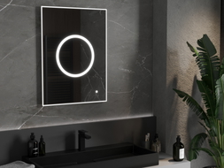 Mexen Koga beleuchteter Badezimmerspiegel 60 x 80 cm, LED 6000K, Antibeschlag - 9821-060-080-611-00