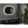 Mexen Umba beleuchteter Badezimmerspiegel mit Kosmetikspiegel 80 x 60 cm, LED 6000K, Antibeschlag - 9822-080-060-611-00
