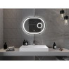 Mexen Umba beleuchteter Badezimmerspiegel mit Kosmetikspiegel 80 x 60 cm, LED 6000K, Antibeschlag - 9822-080-060-611-00