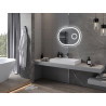 Mexen Umba beleuchteter Badezimmerspiegel mit Kosmetikspiegel 80 x 60 cm, LED 6000K, Antibeschlag - 9822-080-060-611-00