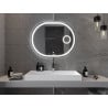 Mexen Umba beleuchteter Badezimmerspiegel mit Kosmetikspiegel 100 x 80 cm, LED 6000K, Antibeschlag - 9822-100-080-611-00