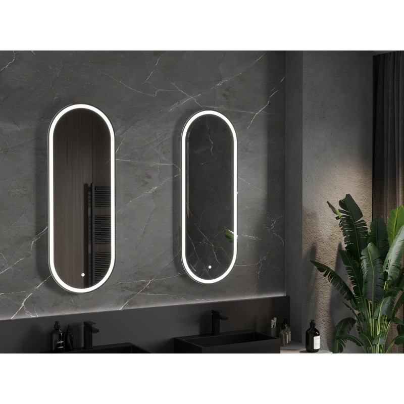Mexen Bono beleuchteter Badspiegel 45 x 120 cm, LED 6000K, Antibeschlag - 9816-045-120-611-00