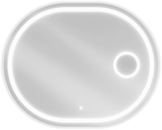Mexen Umba beleuchteter Badspiegel mit Kosmetikspiegel 80 x 60 cm, LED 6000K, Anti-Fog - 9822-080-060-611-00