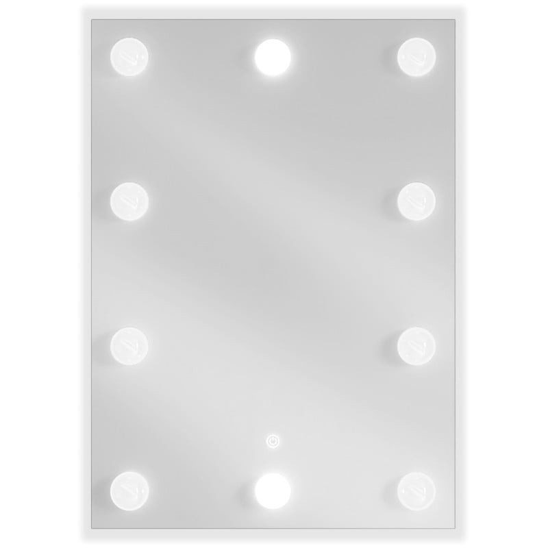Mexen Dona beleuchteter Badezimmerspiegel 50 x 70 cm, LED 6000K, Antibeschlag - 9818-050-070-611-00