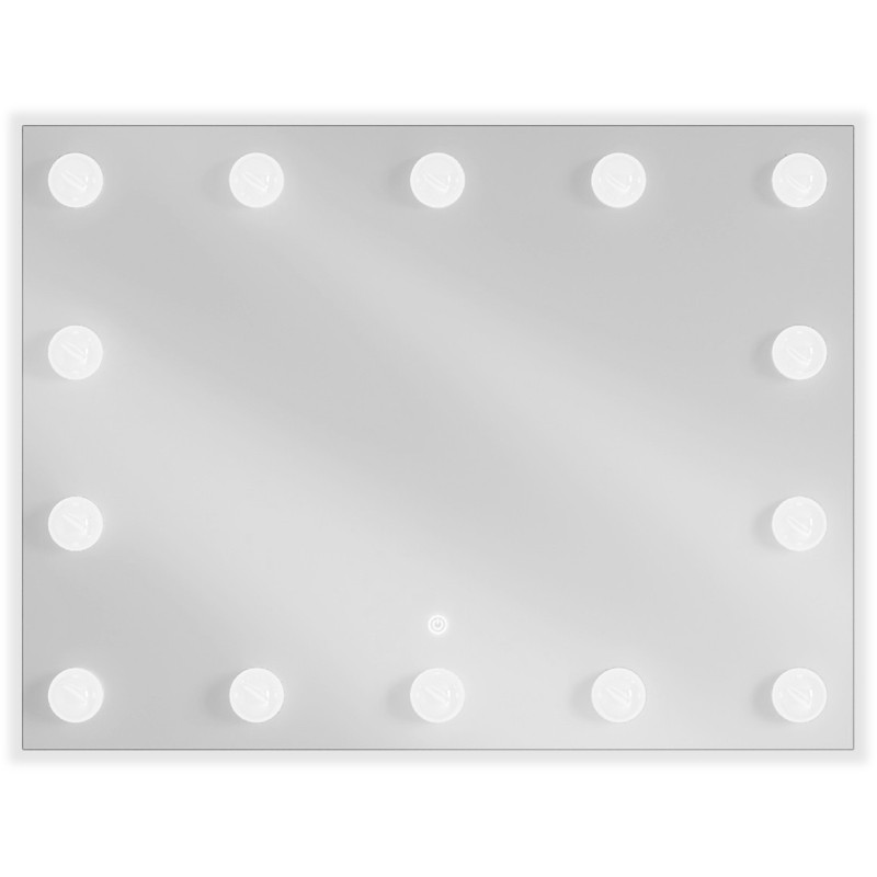 Mexen Dona beleuchteter Badezimmer-Spiegel 80 x 60 cm, LED 6000K, Antibeschlag - 9818-080-060-611-00