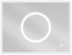 Mexen Koga beleuchteter Badezimmerspiegel 80 x 60 cm, LED 6000K, Antibeschlag - 9821-080-060-611-00
