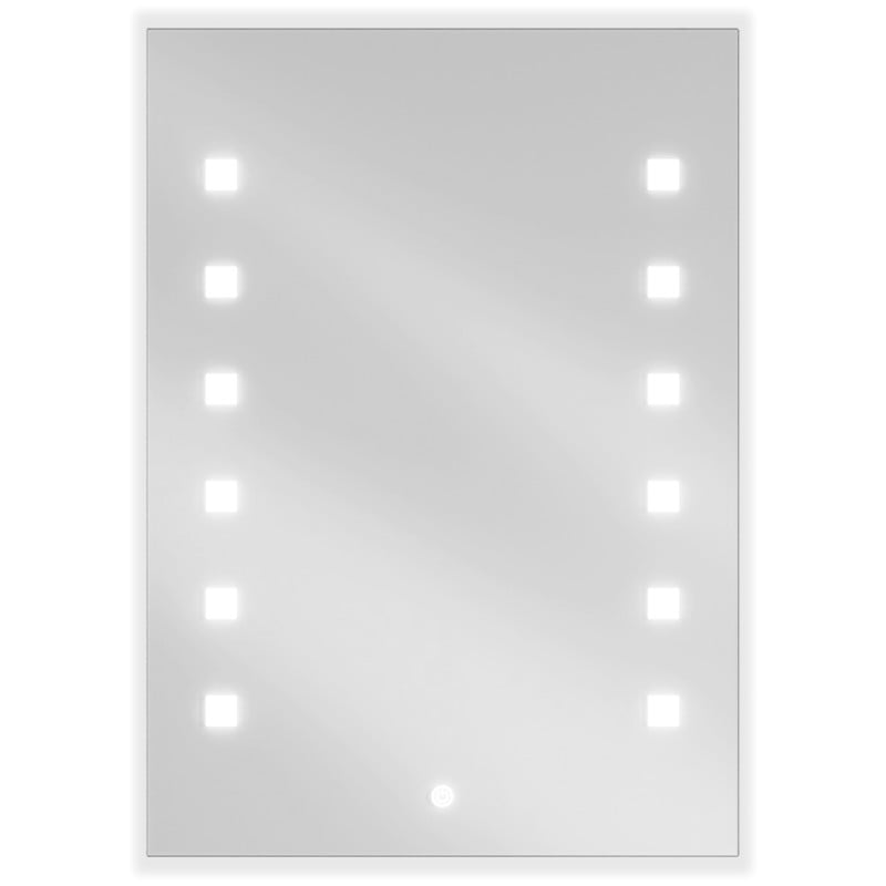Mexen Ner beleuchteter Badezimmerspiegel 50 x 70 cm, LED 6000K, Antibeschlag - 9809-050-070-611-00