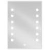 Mexen Ner beleuchteter Badezimmerspiegel 50 x 70 cm, LED 6000K, Antibeschlag - 9809-050-070-611-00