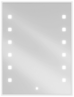 Mexen Ner beleuchteter Badezimmerspiegel 60 x 80 cm, LED 6000K, Antibeschlag - 9809-060-080-611-00