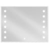 Mexen Ner beleuchteter Badezimmerspiegel 80 x 60 cm, LED 6000K, Antibeschlag - 9809-080-060-611-00
