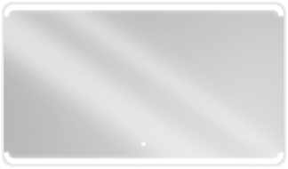 Mexen Nida beleuchteter Badezimmerspiegel 140 x 80 cm, LED 6000K, Antibeschlag - 9806-140-080-611-00