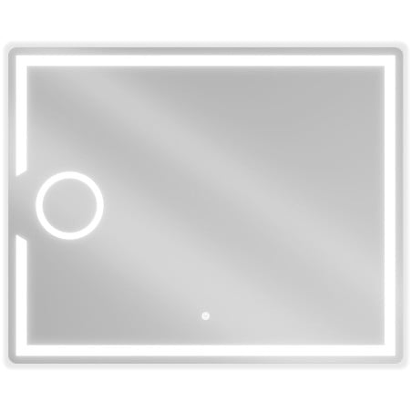 Mexen Onyx beleuchteter Badezimmerspiegel mit Kosmetikspiegel 100 x 80 cm, LED 6000K, Antibeschlag - 9813-100-080-611-00