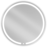Mexen Rose beleuchteter, runder Badezimmerspiegel 90 cm, LED 6000K, Antibeschlag - 9810-090-090-611-00
