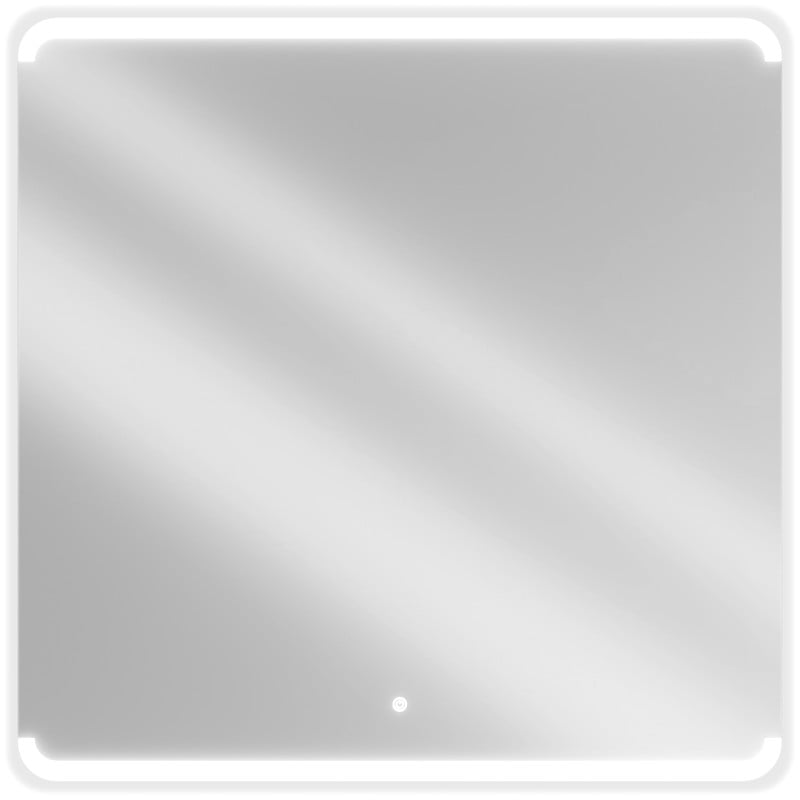 Mexen Nida beleuchteter Badezimmerspiegel 100 x 100 cm, LED 6000K, Antibeschlag - 9806-100-100-611-00