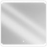 Mexen Nida beleuchteter Badezimmerspiegel 100 x 100 cm, LED 6000K, Antibeschlag - 9806-100-100-611-00