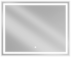 Mexen Miko beleuchteter Badezimmer-Spiegel 100 x 80 cm, LED 6000K, Antibeschlag - 9819-100-080-611-00