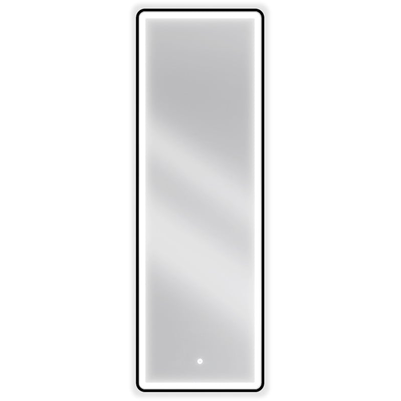 Mexen Coro beleuchteter Badezimmerspiegel 50 x 150 cm, LED 6000K, Antibeschlag, schwarzer Rahmen - 9817-050-150-611-70
