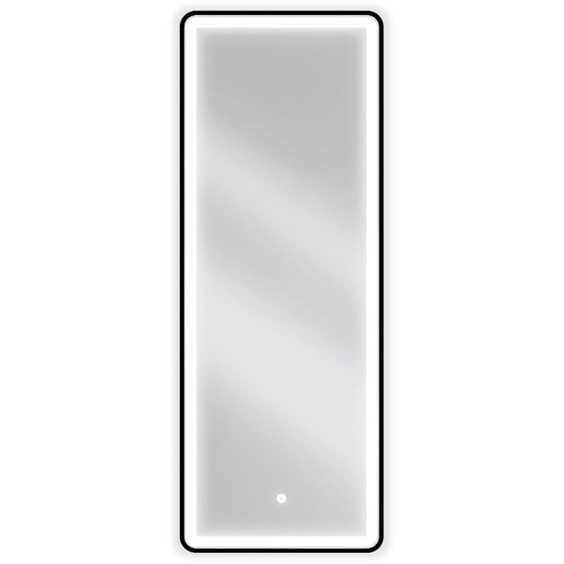 Mexen Coro beleuchteter Badezimmerspiegel 45 x 120 cm, LED 6000K, Antibeschlag, schwarzer Rahmen - 9817-045-120-611-70